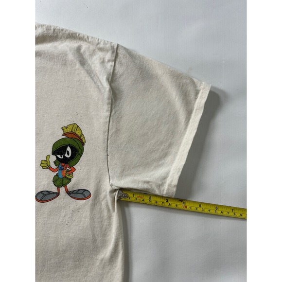 Space Jam A New Legacy Mens Size M Graphic T Shirt Bugs Bunny Marvin Martian - Picture 5 of 8